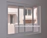 Ventana Acustica de PVC Blanco con Vidrio Insulado